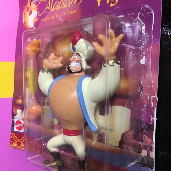 DISNEY’S ALADDIN VTG 90’s Action Figure GENIE Set - Picture 7 of 14
